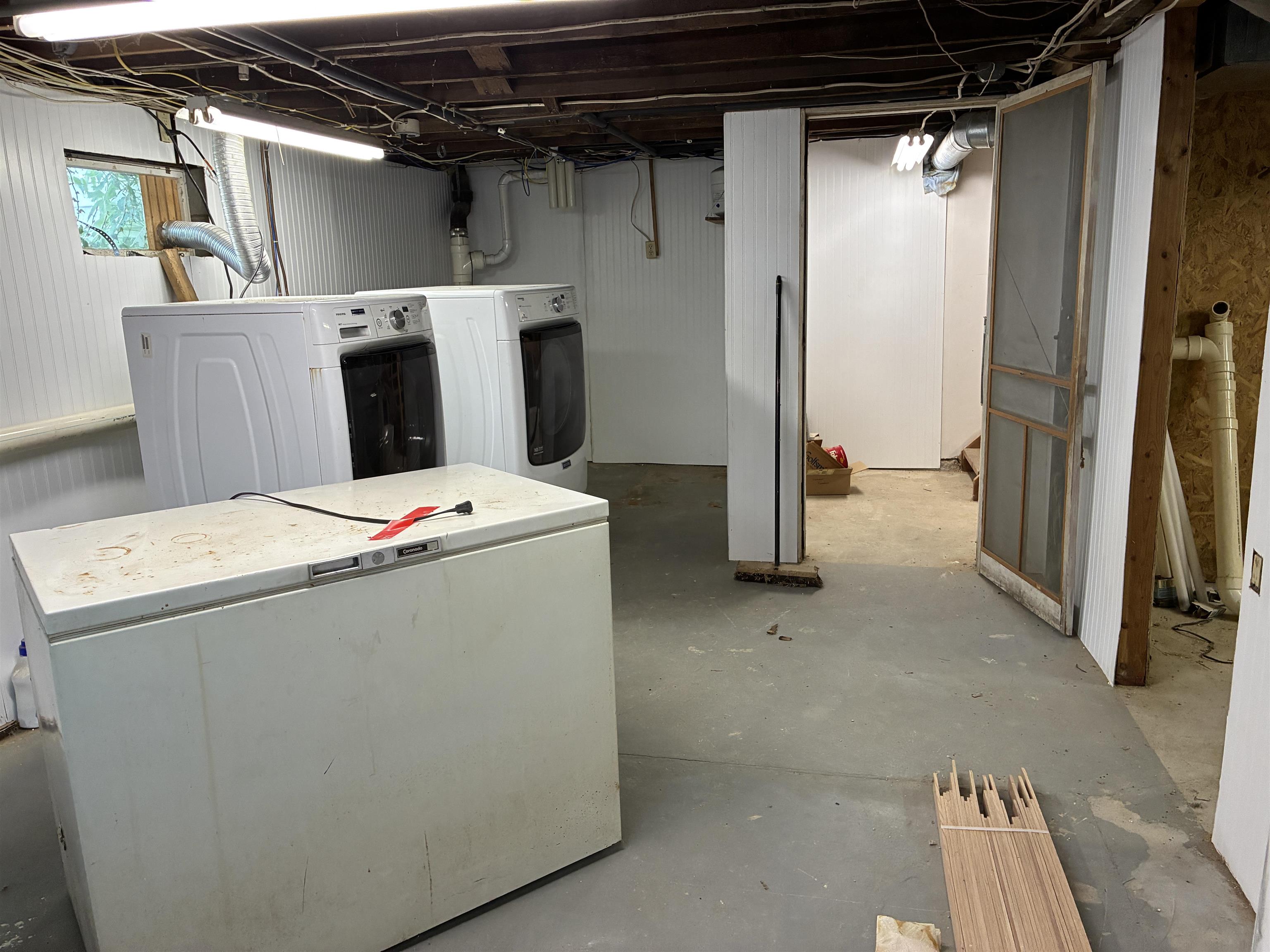 115 North Clay Street Mount Carroll, IL 61053 - Photo 48 of 61 a utility room with dryer and washer