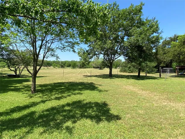 a view of outdoor space with a garden