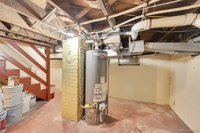 a view of storage and utility room