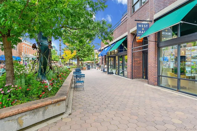 a view of a building with street view
