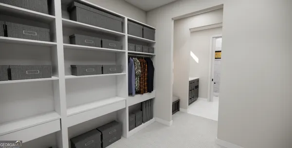 a view of walk in closet
