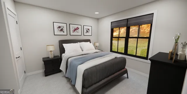 a picture of a book and a bed