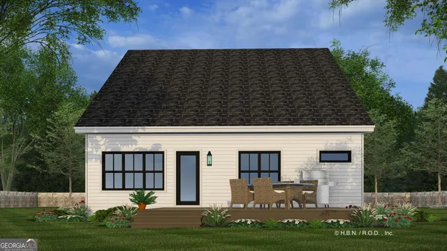 a view of house with yard