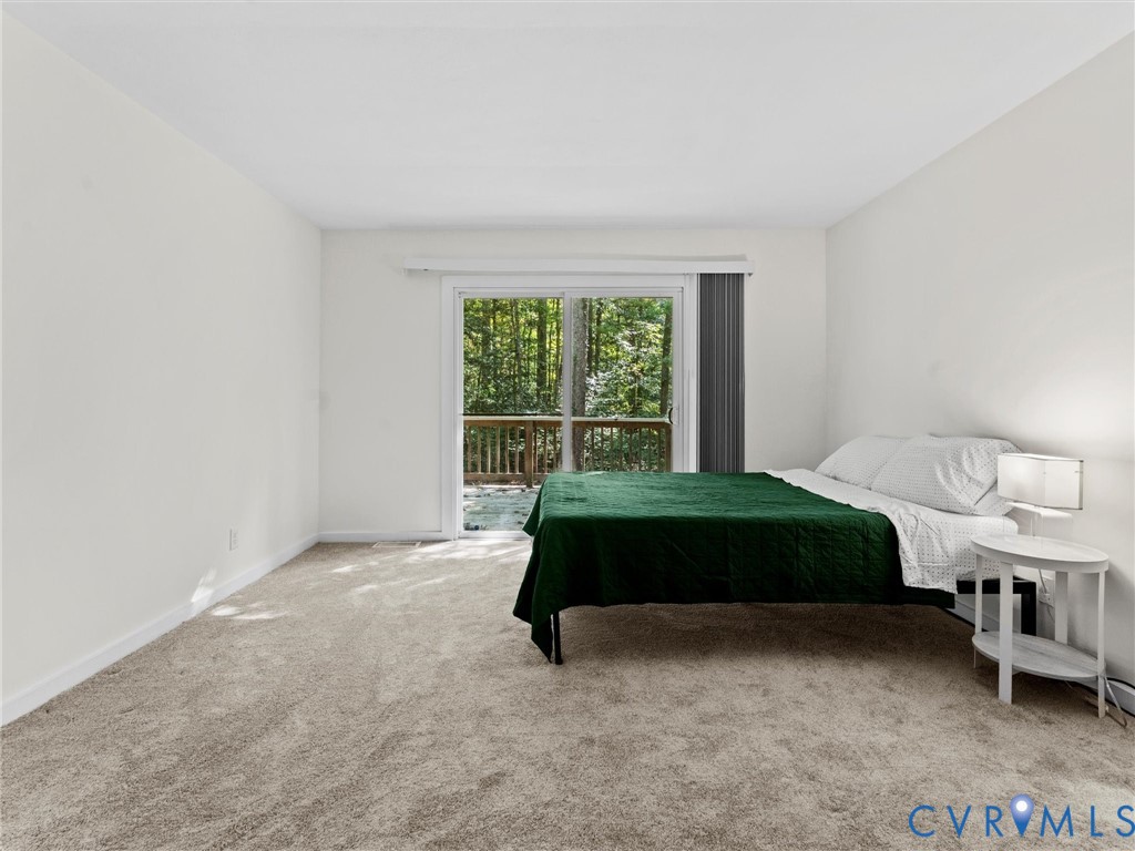 3601 Quail Meadows Place Midlothian, VA 23112 - Photo 17 of 27 Bedroom with carpet floors and access to exterior
