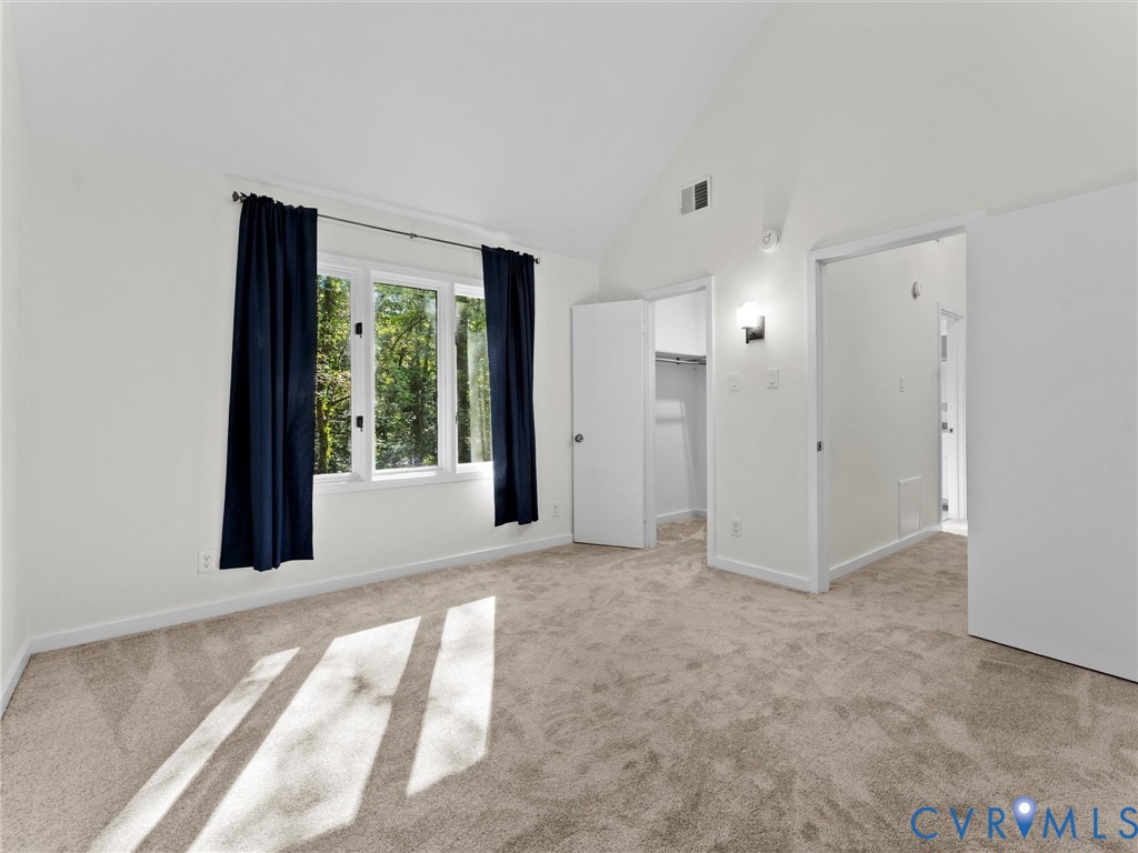 3601 Quail Meadows Place Midlothian, VA 23112 - Photo 10 of 27 Unfurnished bedroom featuring high vaulted ceiling