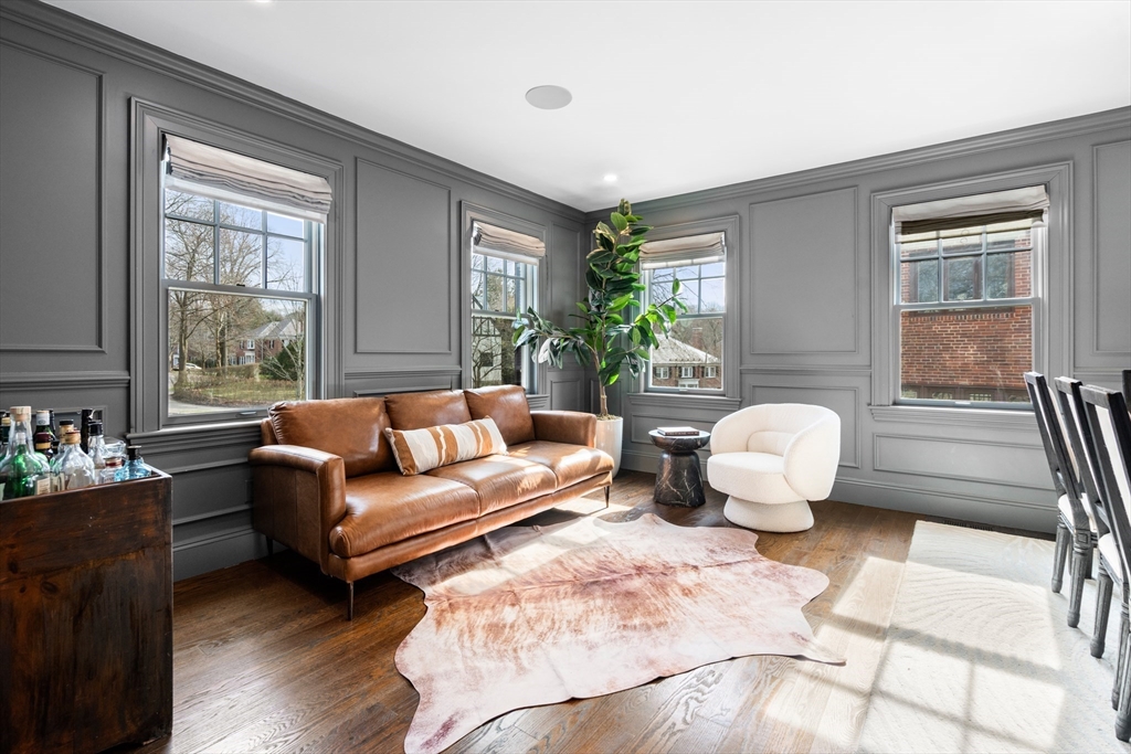 3 Cleveland Road Brookline, MA 02445 - Photo 4 of 27 a living room with furniture and a large window