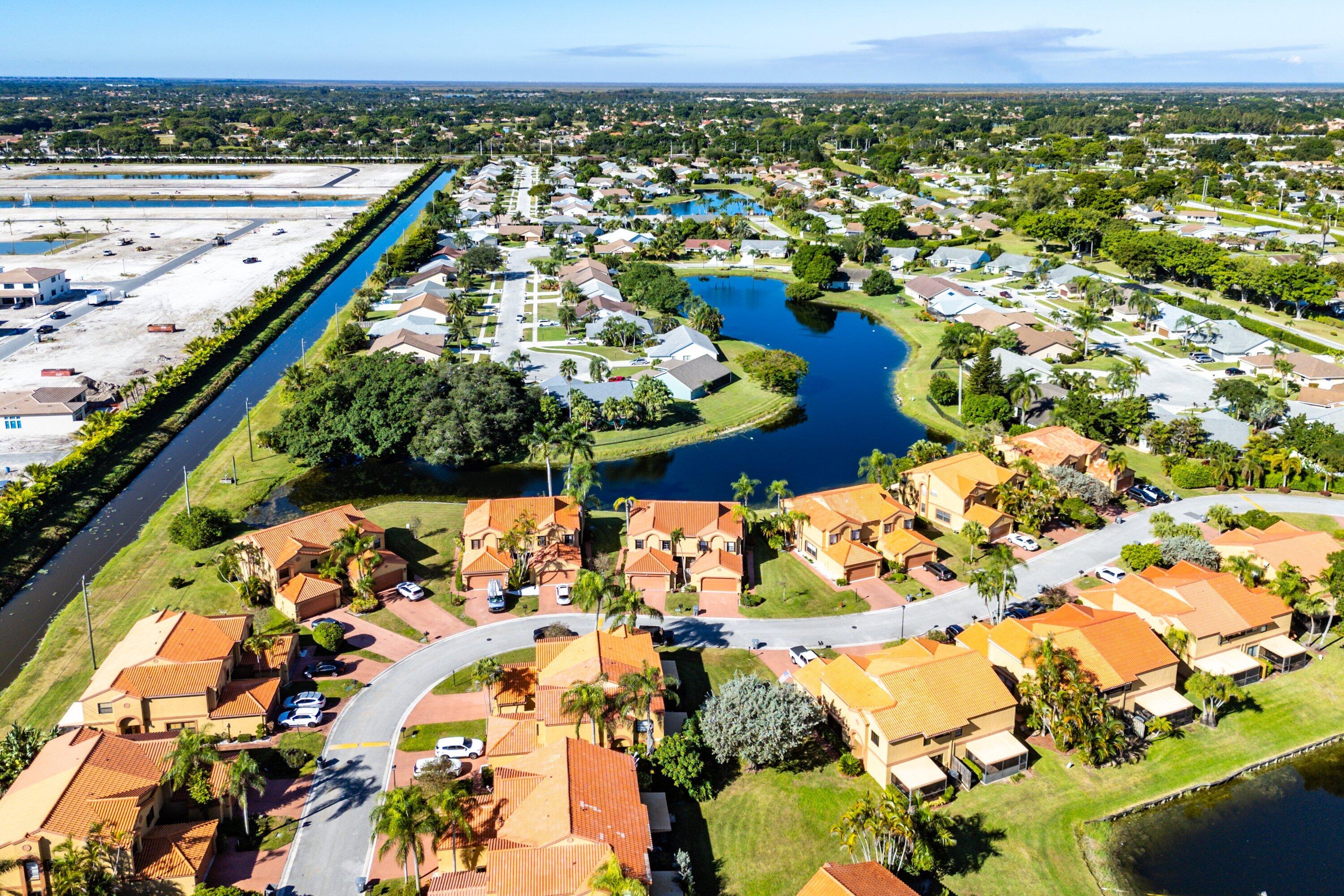 19931 Villa Lante Place Boca Raton, FL 33434 - Photo 43 of 49 an aerial view of residential houses with outdoor space