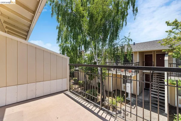 a view of a house with a balcony