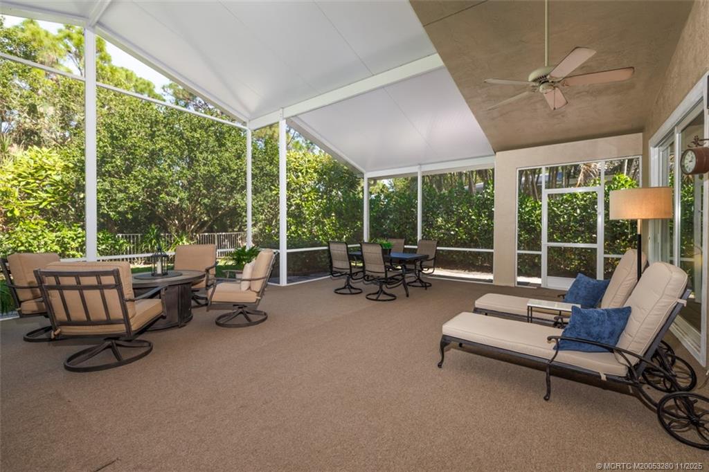 926 Southeast Westminster Place Stuart, FL 34997 - Photo 31 of 53 Huge Screened-in Covered Patio