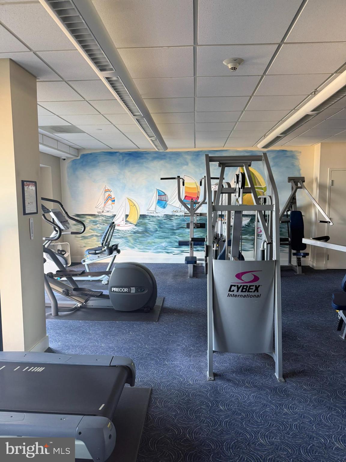 8501 Bayside Road, Unit 702 Chesapeake Beach, MD 20732 - Photo 9 of 11 a view of a garage with furniture