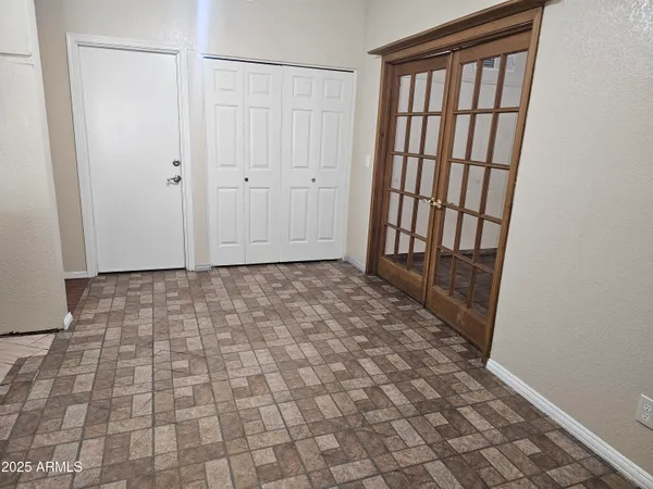 a view of empty room