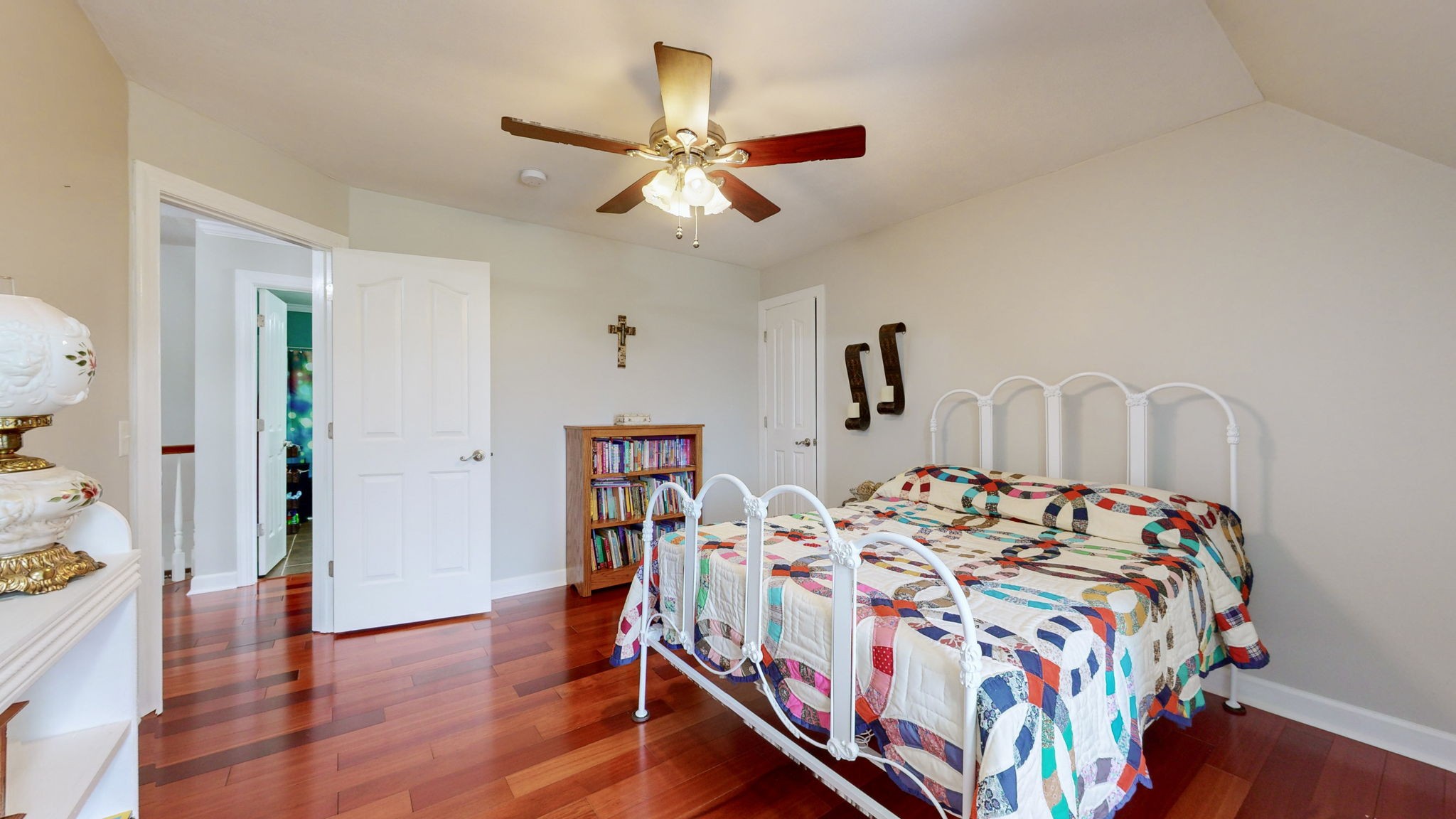 3664 Whippoorwill Road Lebanon, TN 37090 - Photo 59 of 69 a bedroom with a bed and wooden floor