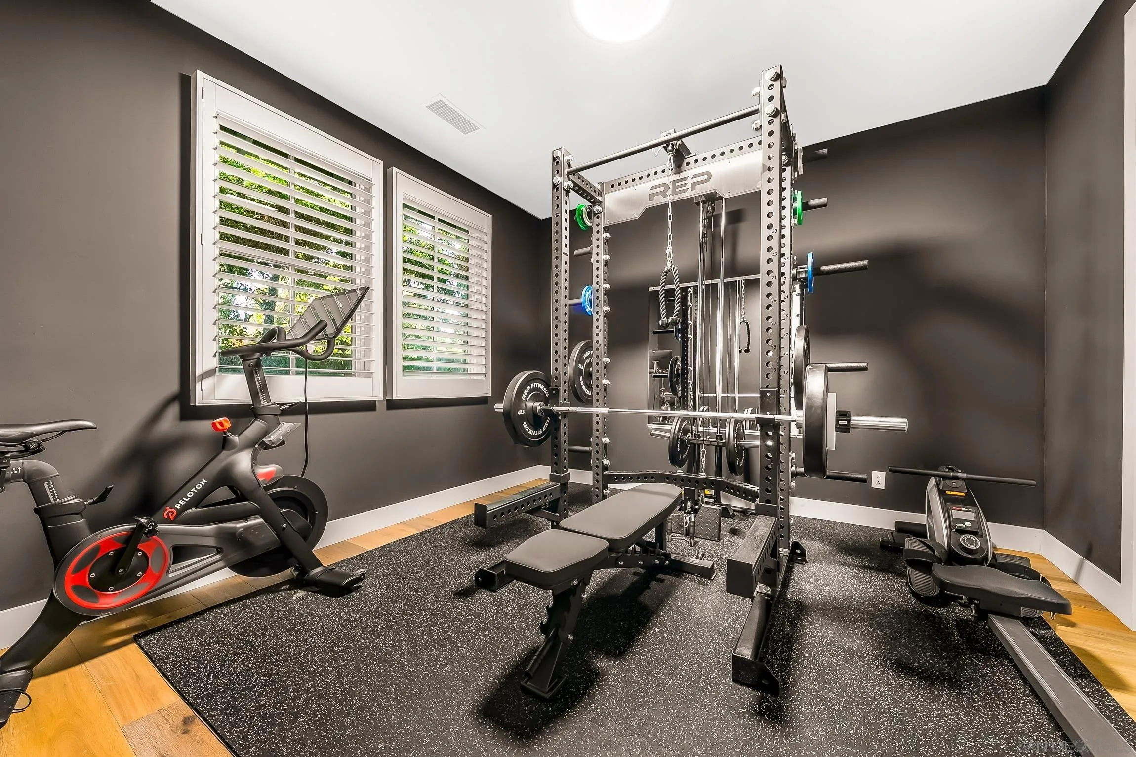 1245 Canton Court Encinitas, CA 92007 - Photo 62 of 71 a view of a room with gym equipment