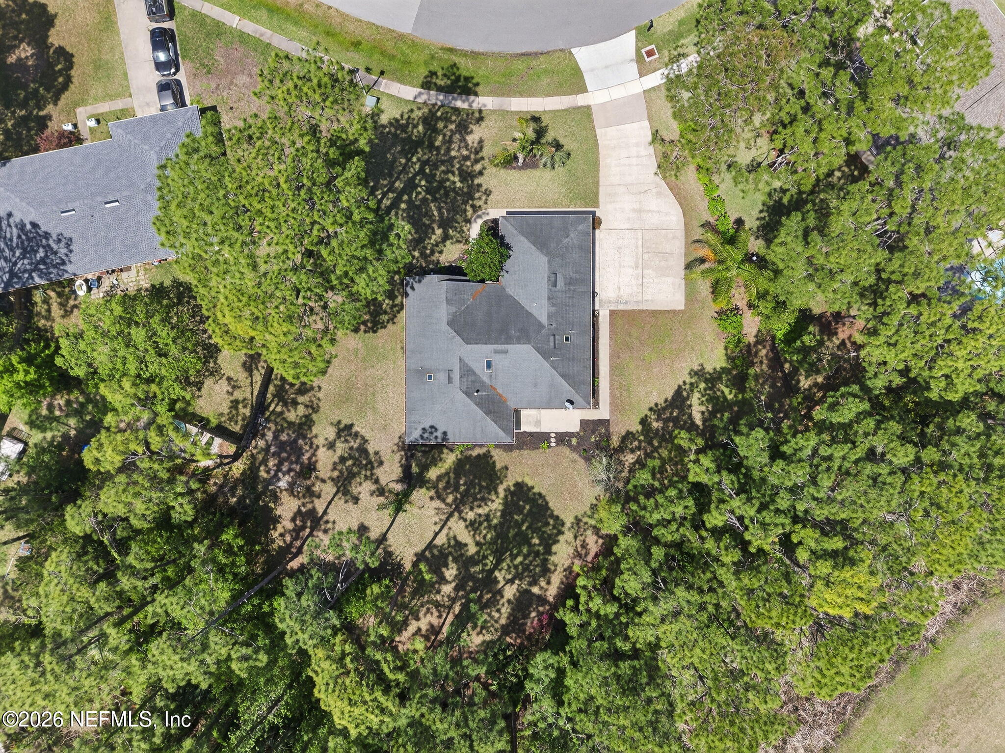 394 Cassandra Lane St. Augustine, FL 32086 - Photo 34 of 43 an aerial view of a house with a yard and garden