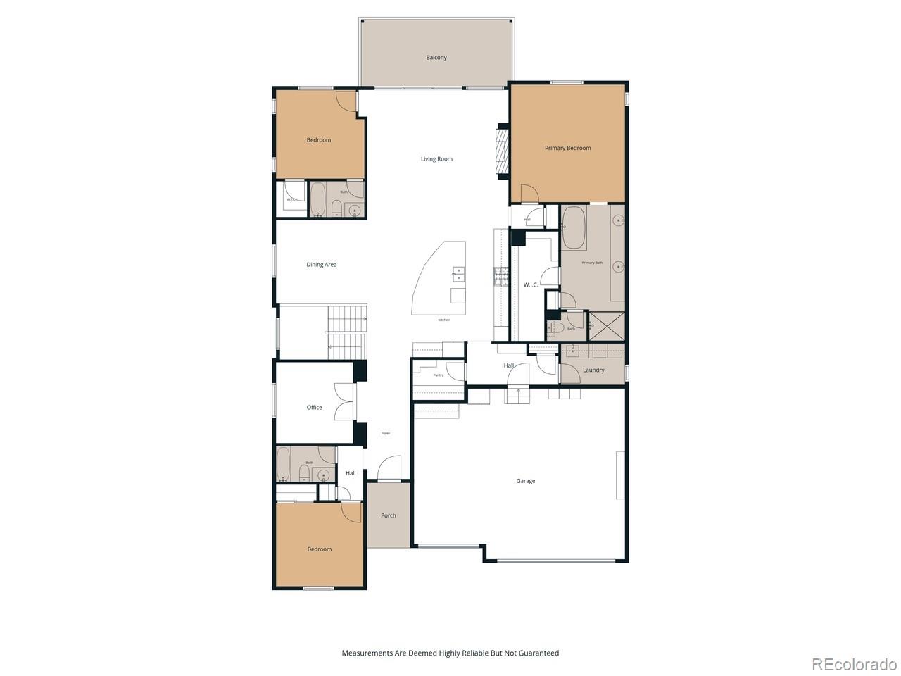 164 Rockingham Circle Castle Pines, CO 80108 - Photo 39 of 43 a picture of a floor plan