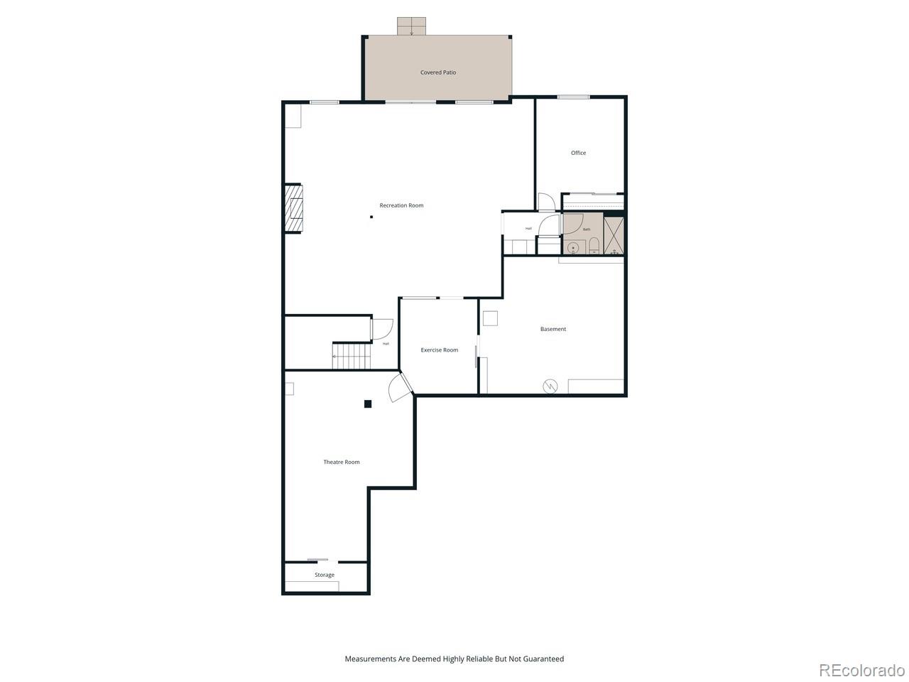 164 Rockingham Circle Castle Pines, CO 80108 - Photo 41 of 43 a picture of a wall next to a white building