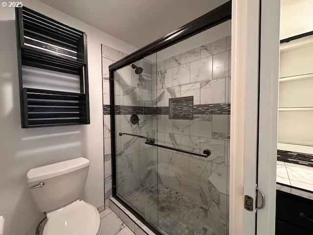 a view of a room with rack on the wall