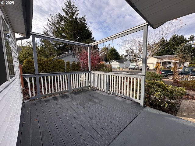 3932 Spruce Street Florence, OR 97439 - Photo 34 of 39 a view of a balcony with wooden floor