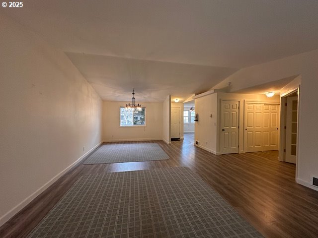 3932 Spruce Street Florence, OR 97439 - Photo 8 of 39 a view of empty room with wooden floor
