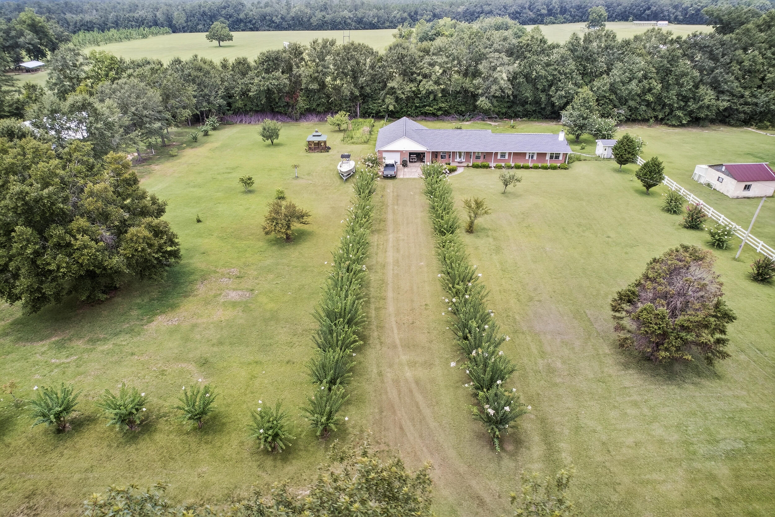 5589 Chalker Road Molino, FL 32577 - Photo 1 of 38 a view of swimming pool with a yard
