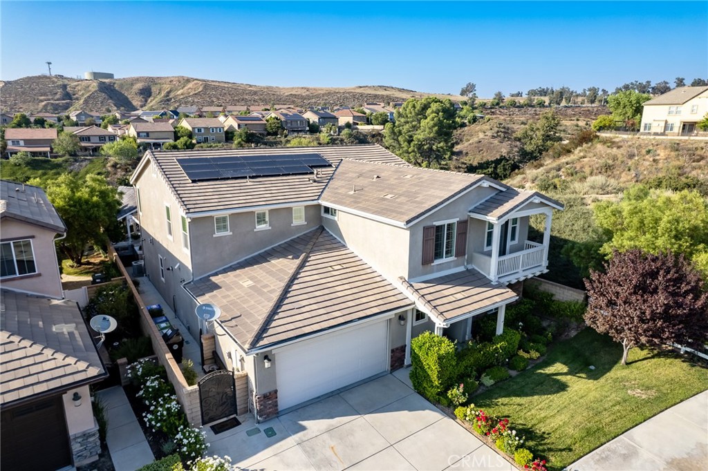 26459 Riverrock Way Saugus, CA 91350 - Photo 2 of 60 an aerial view of a house with a yard