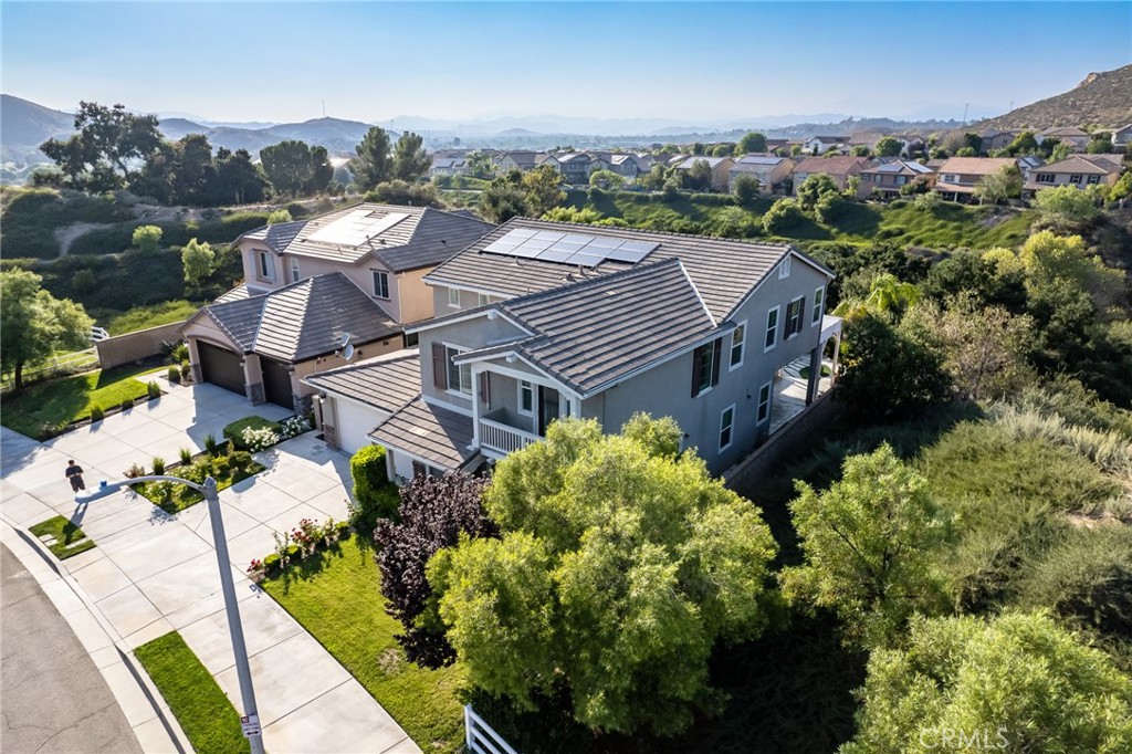 26459 Riverrock Way Saugus, CA 91350 - Photo 3 of 60 an aerial view of a house with a garden