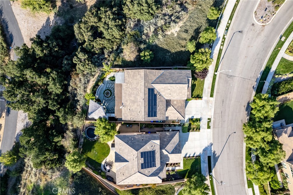 26459 Riverrock Way Saugus, CA 91350 - Photo 57 of 60 an aerial view of a house with outdoor space
