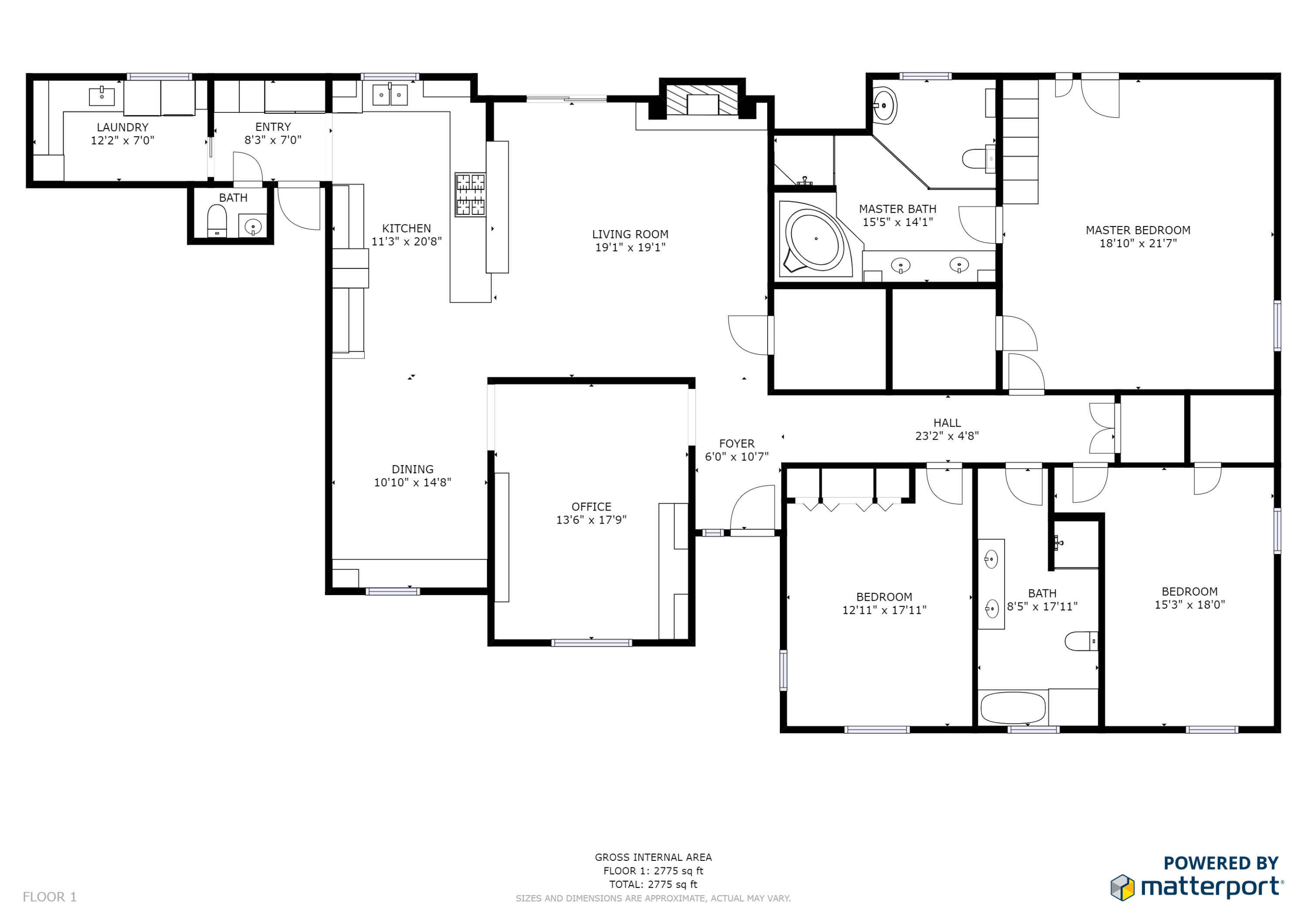 417 Andrew Drive Ojai, CA 93023 - Photo 31 of 31 a picture of a floor plan