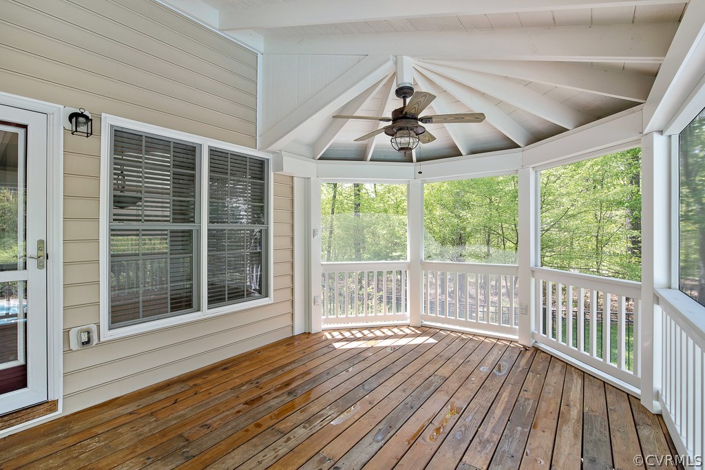 3412 Post Mill Place Midlothian, VA 23113 - Photo 36 of 50 Power washed and freshly painted screened-in porch