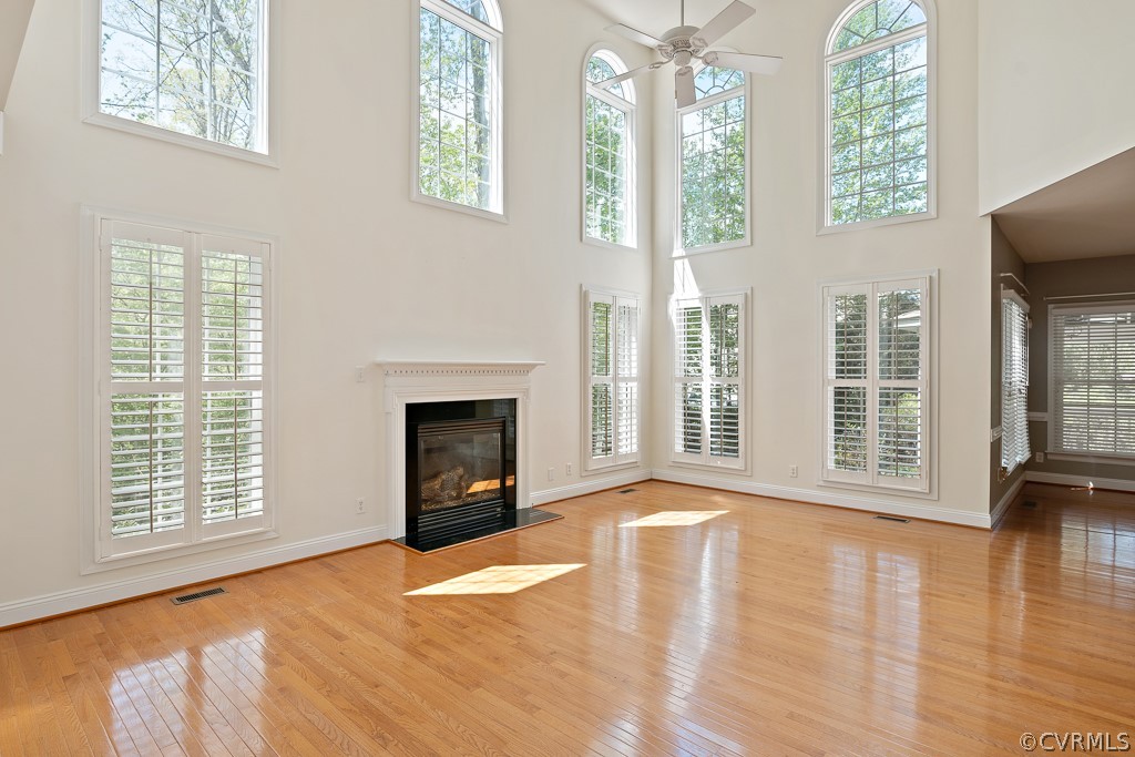 3412 Post Mill Place Midlothian, VA 23113 - Photo 9 of 50 Spectacular 2-story family room with a cozy gas fi