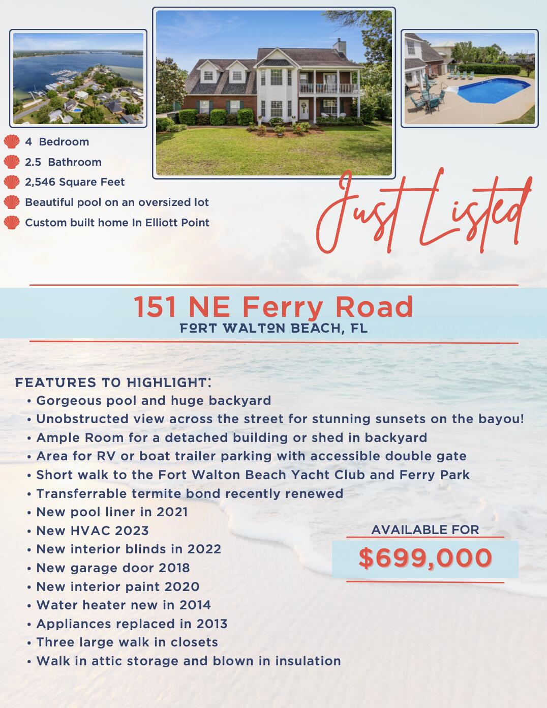 151 Ferry Road Northeast Fort Walton Beach, FL 32548 - Photo 8 of 95 Feature Sheet
