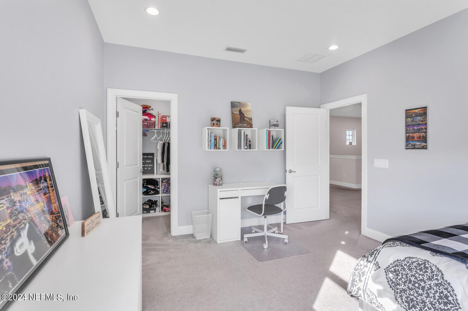 240 Pine Haven Drive St. Johns, FL 32259 - Photo 30 of 46 a bedroom with furniture and a bed