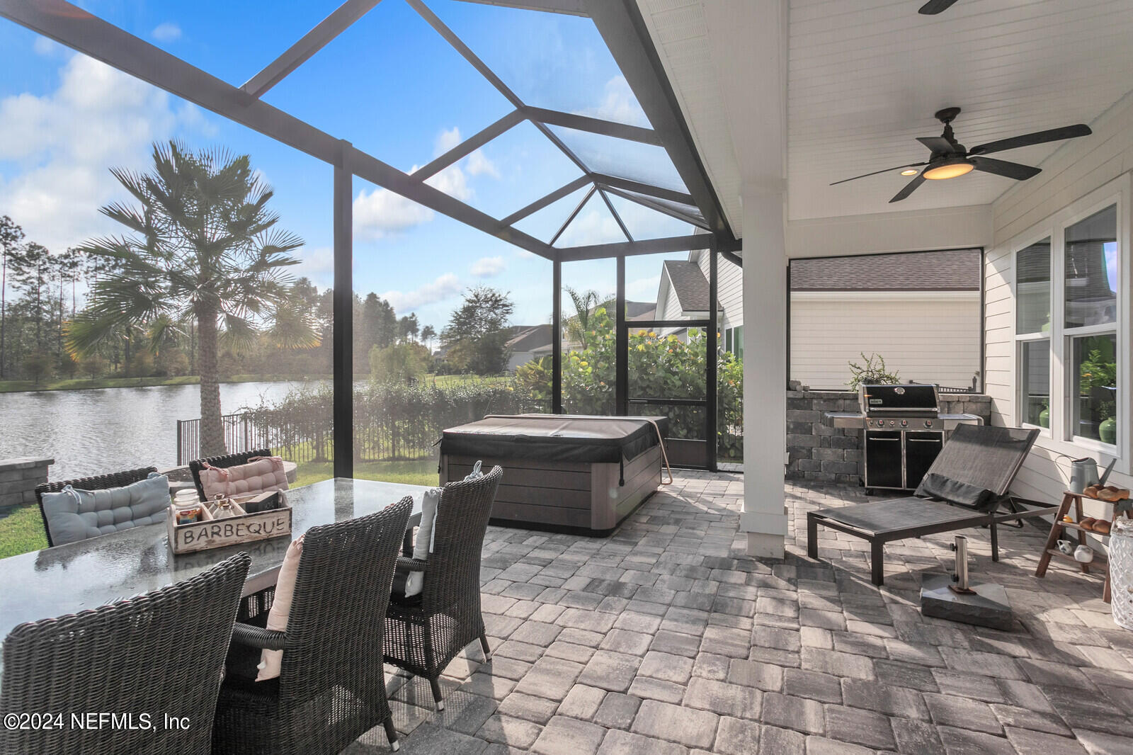240 Pine Haven Drive St. Johns, FL 32259 - Photo 34 of 46 a dining room with furniture and large windows