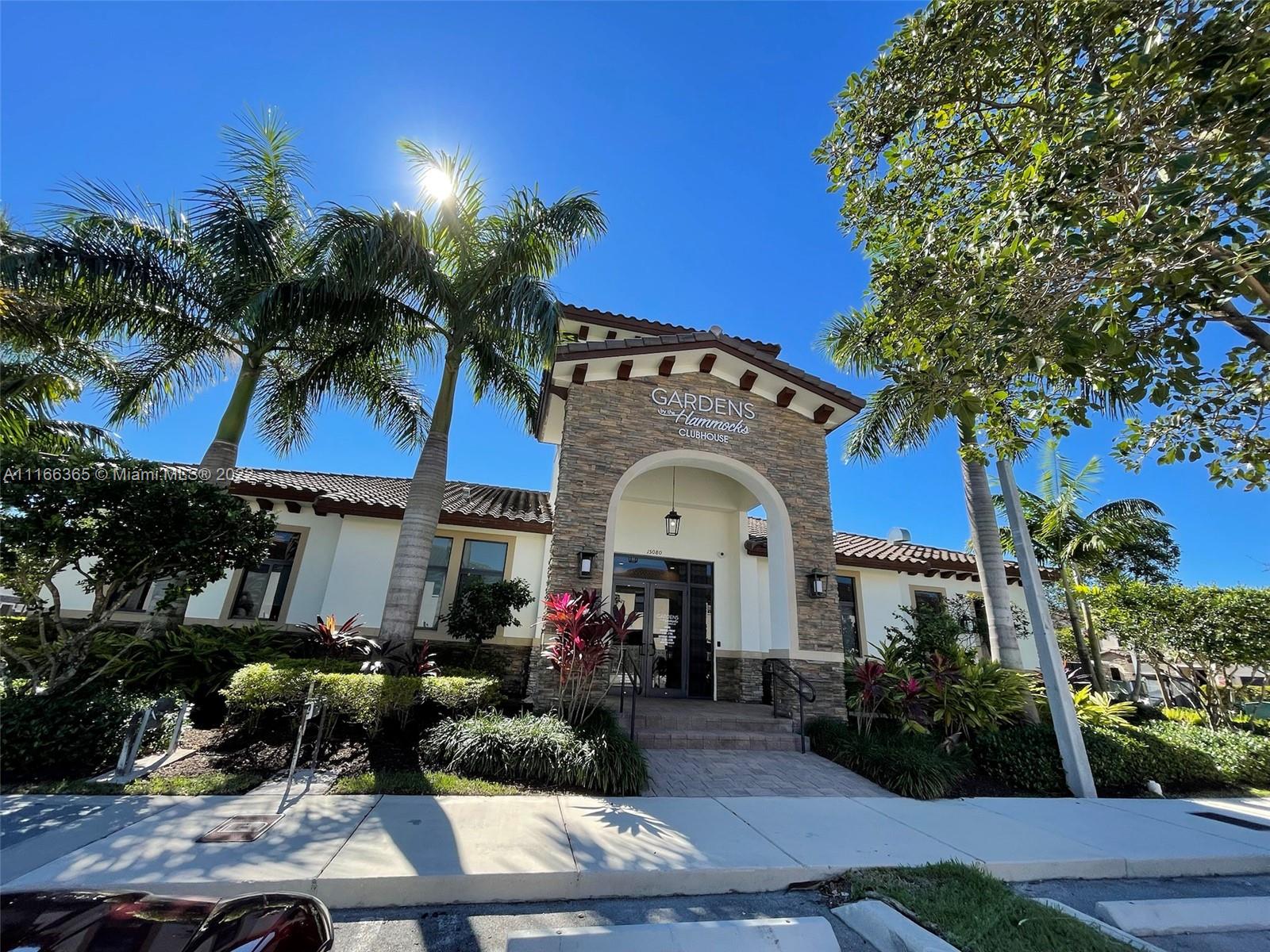 a house view with a outdoor space