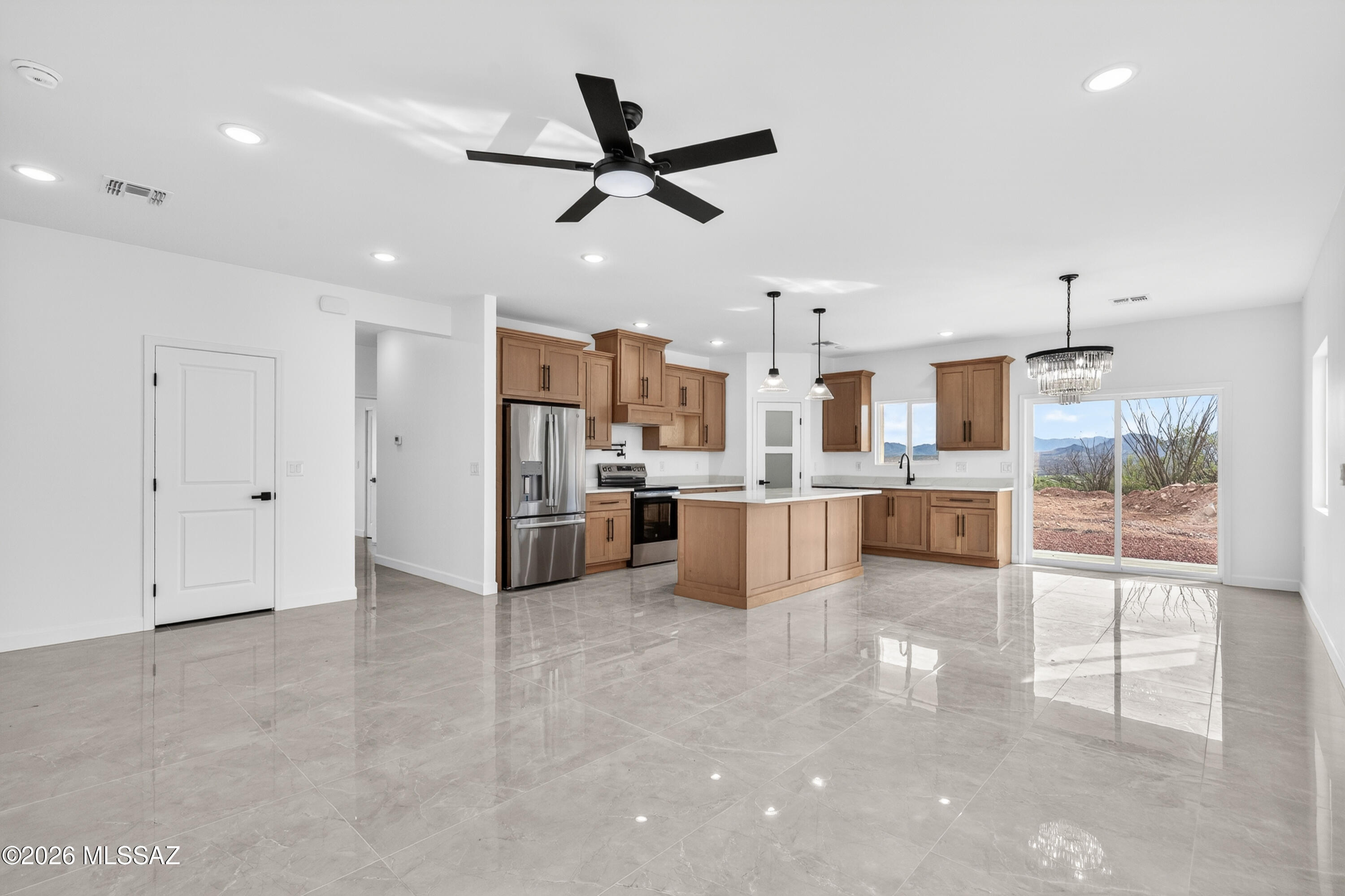 1834 Circulo Glorieta Rio Rico, AZ 85648 - Photo 8 of 35 a view of kitchen with wooden floor