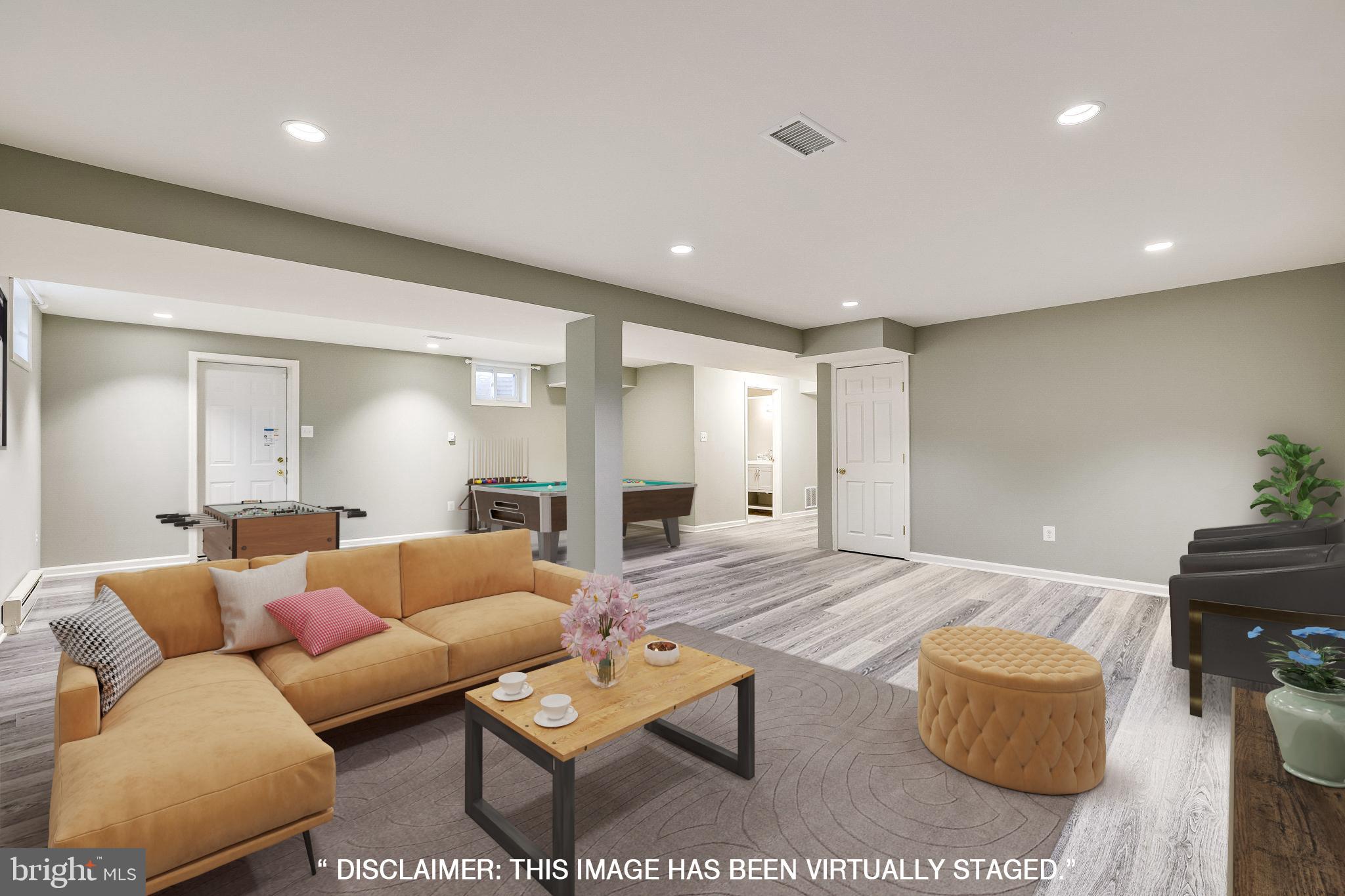 138 Peyton Road Sterling, VA 20165 - Photo 49 of 64 Large Basement Area