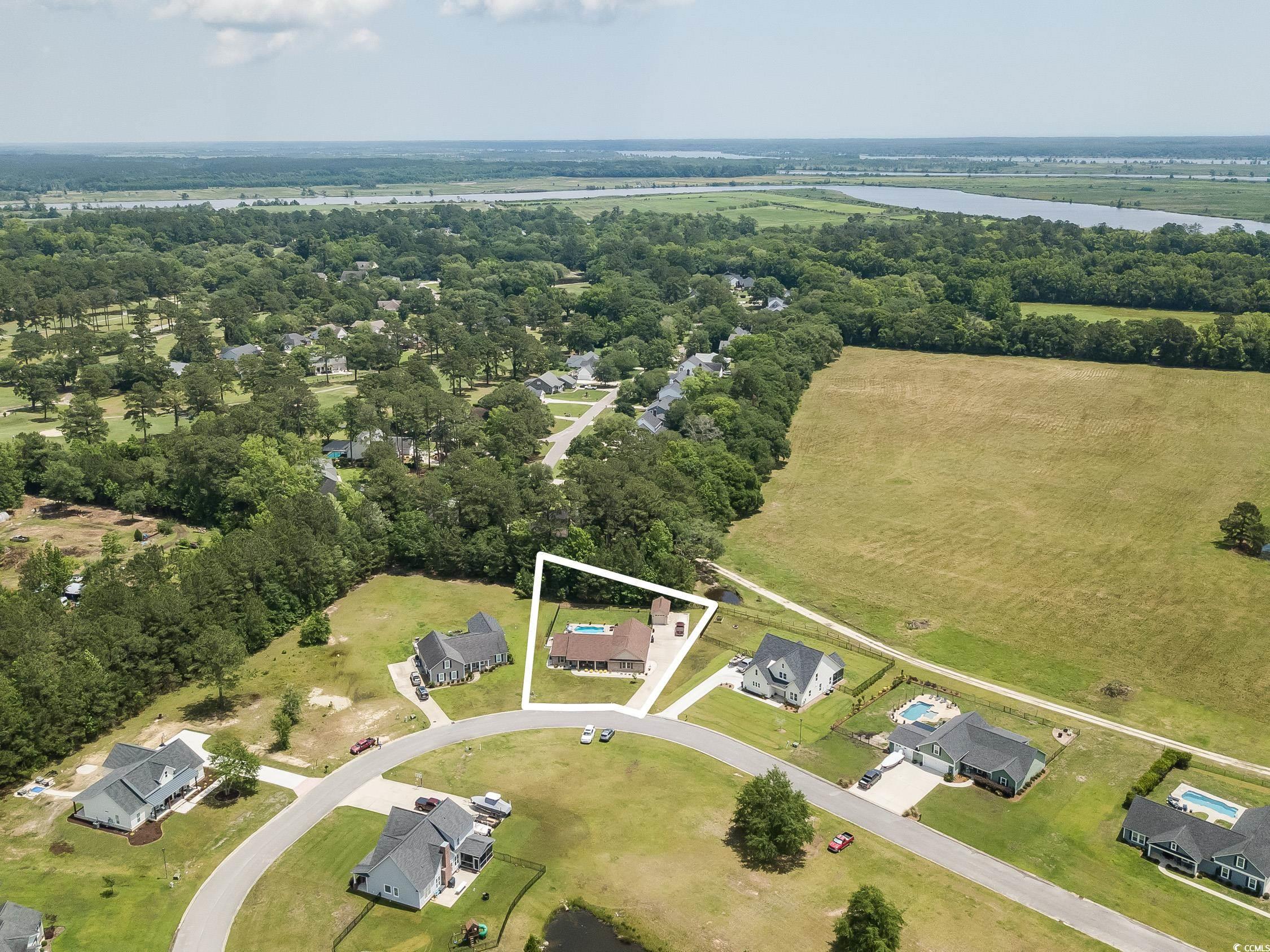 193 Field Loop Road Georgetown, SC 29440 - Photo 37 of 40 View of property location with property boundaries