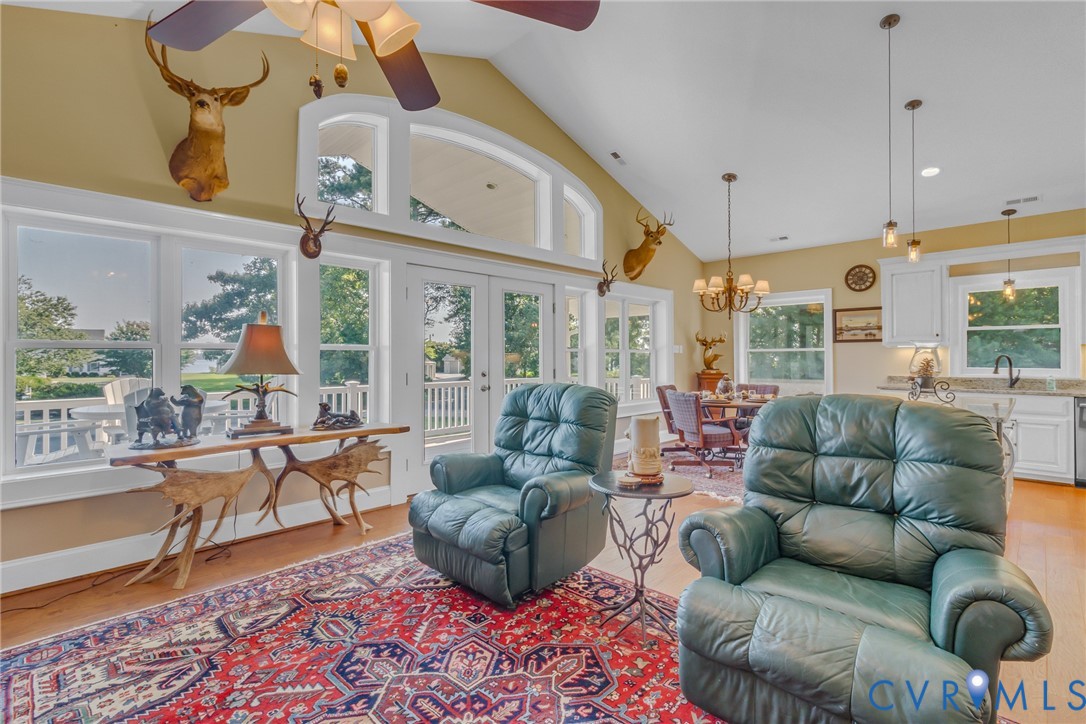 200 Pinetop Road Topping, VA 23169 - Photo 12 of 38 Living room featuring light wood-type flooring, hi