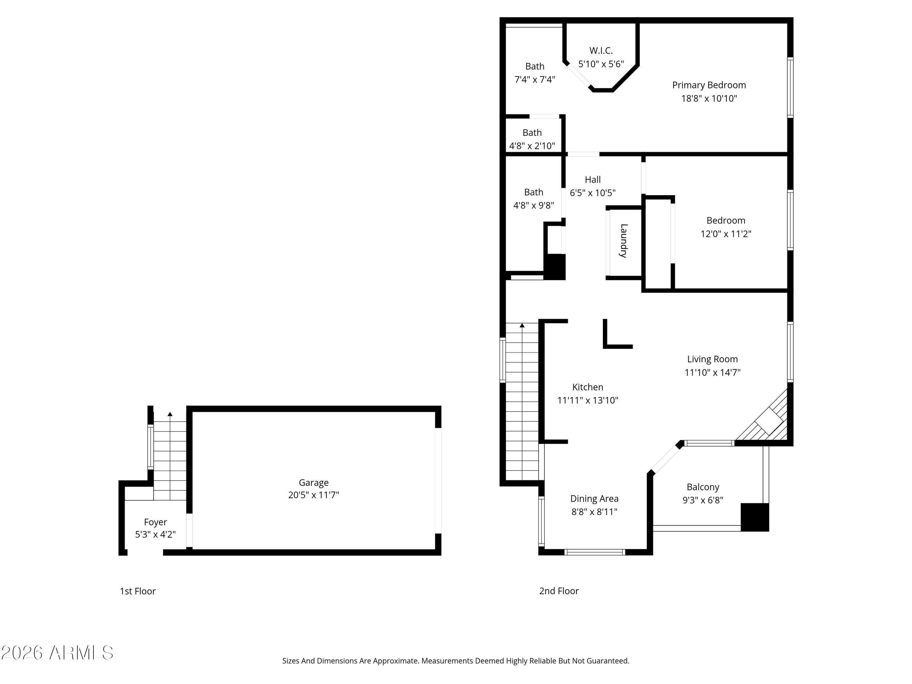 2992 North Miller Road, Unit A212 Scottsdale, AZ 85251 - Photo 25 of 25 Both Floorplans (1st and 2nd Floors)