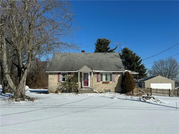 front view of house with a street