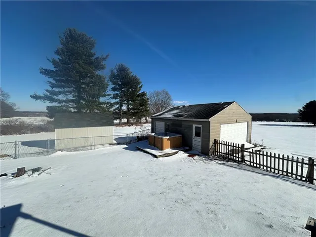 a view of a house with a patio