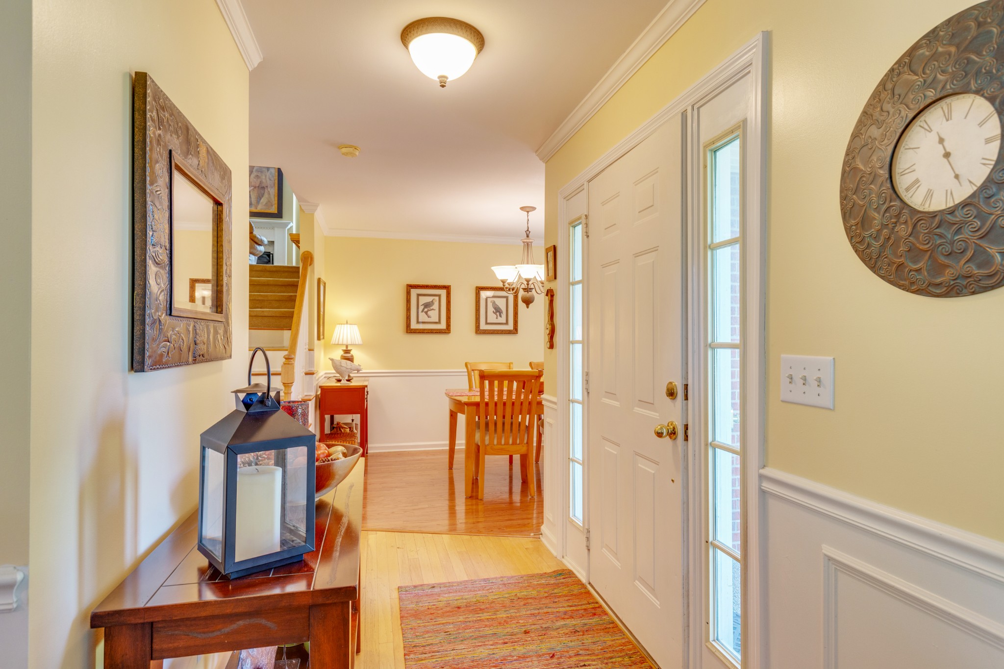 1905 Victorian Road Columbia, TN 38401 - Photo 6 of 38 a view of a hallway with entryway wooden floor and front door