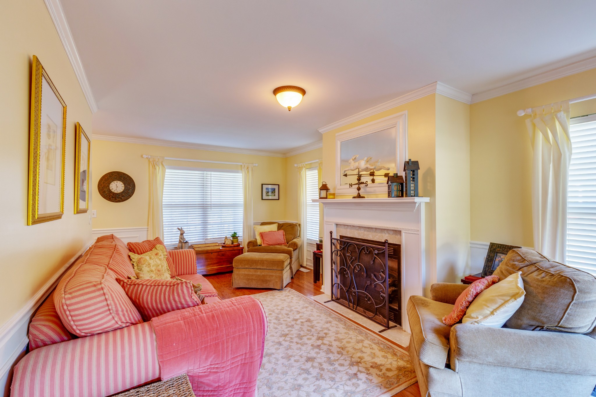 1905 Victorian Road Columbia, TN 38401 - Photo 10 of 38 a living room with furniture and a fireplace