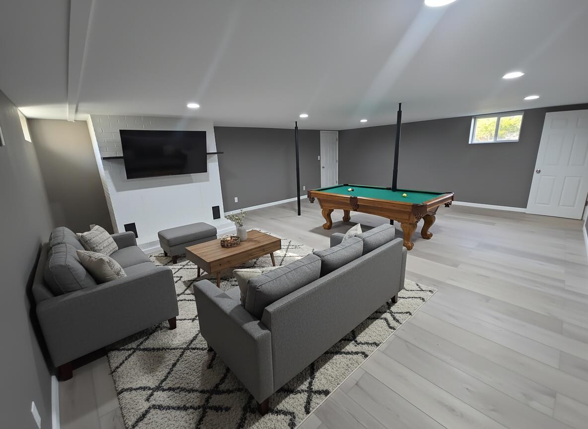 858 Main Street Decatur, TN 37322 - Photo 24 of 43 a living room with furniture and a flat screen tv
