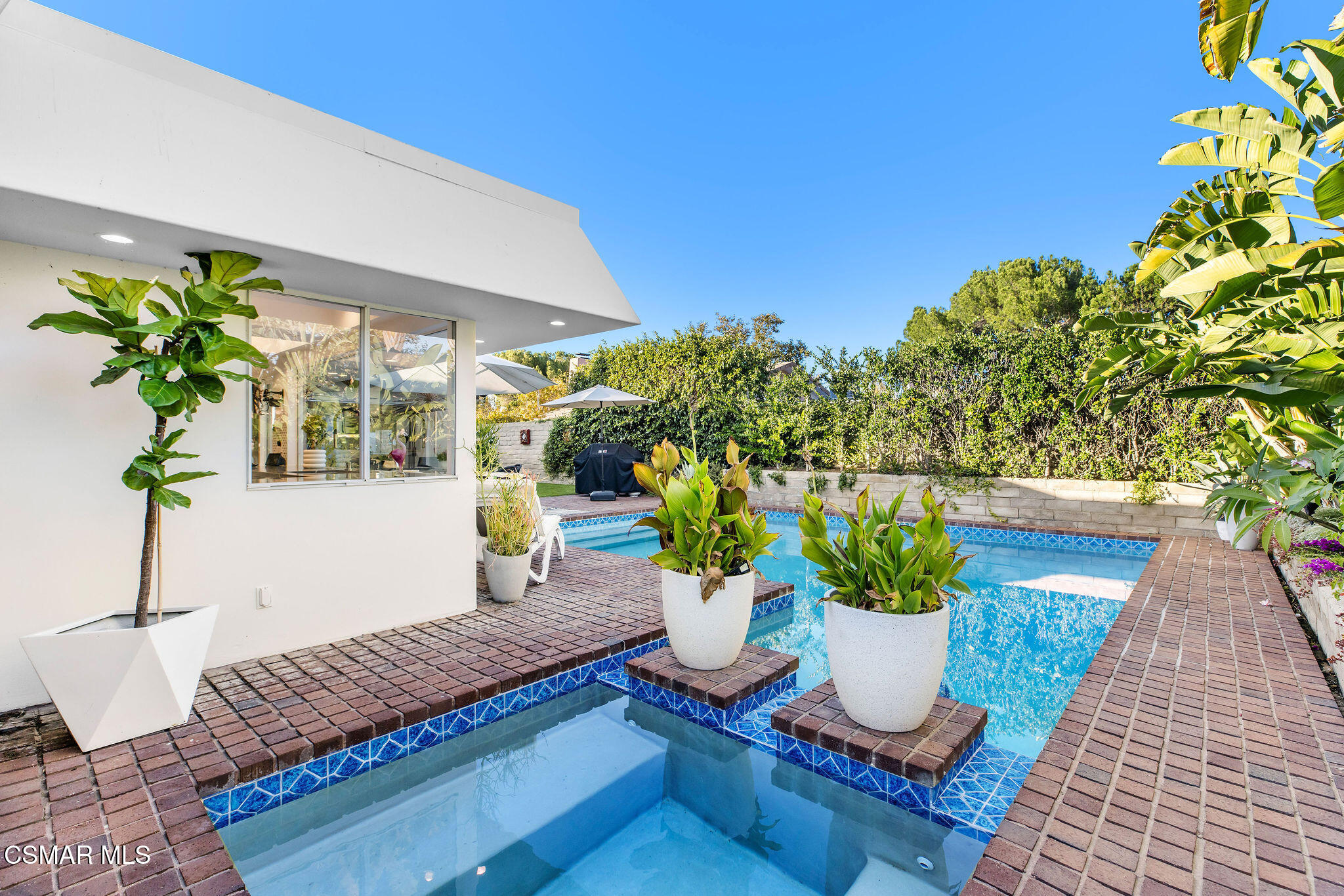 4516 Knightsgate Road Westlake Village, CA 91361 - Photo 30 of 42 Backyard/ Pool & Spa