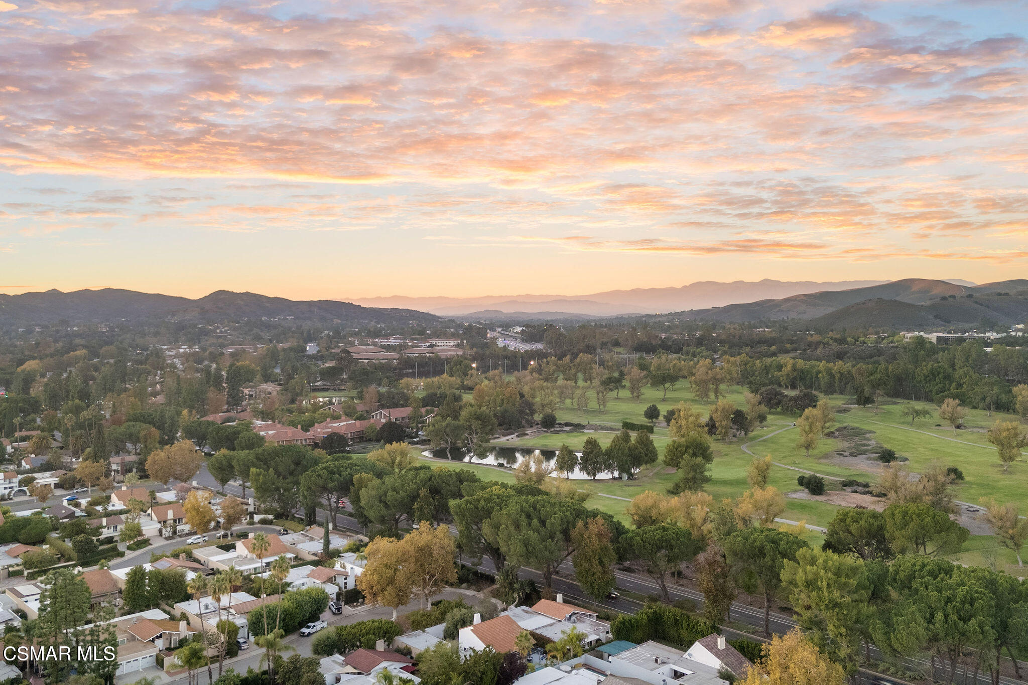 4516 Knightsgate Road Westlake Village, CA 91361 - Photo 40 of 42 Sunset Overhead- First Neighborhood