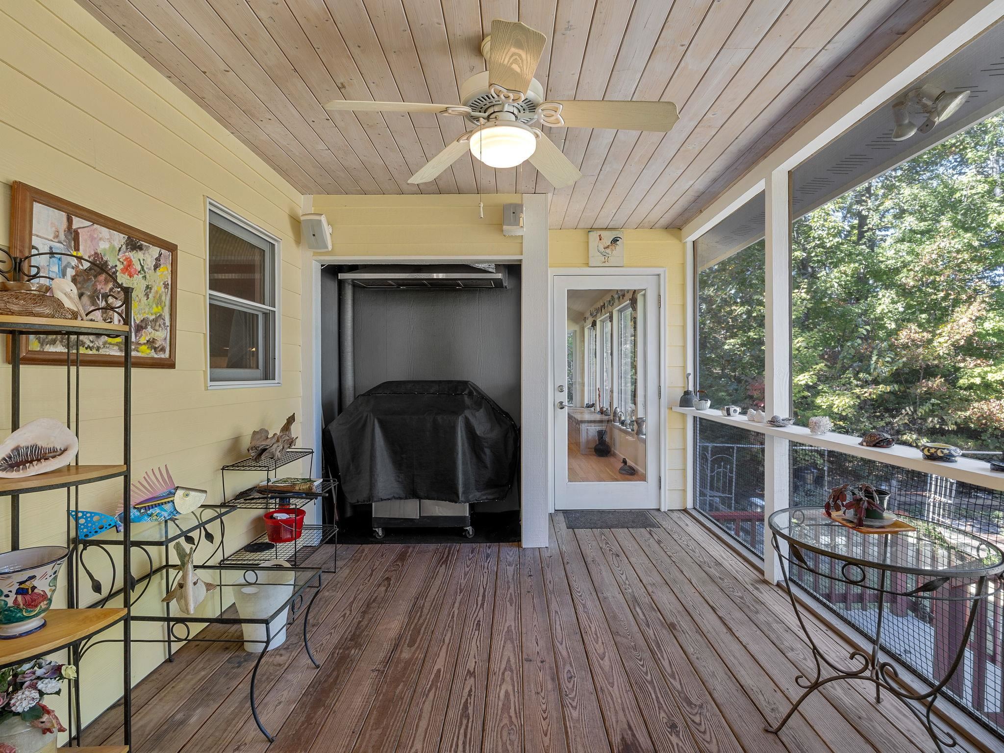 160 Caledonia Road Landrum, SC 29356 - Photo 34 of 49 Porch has vented gas grill