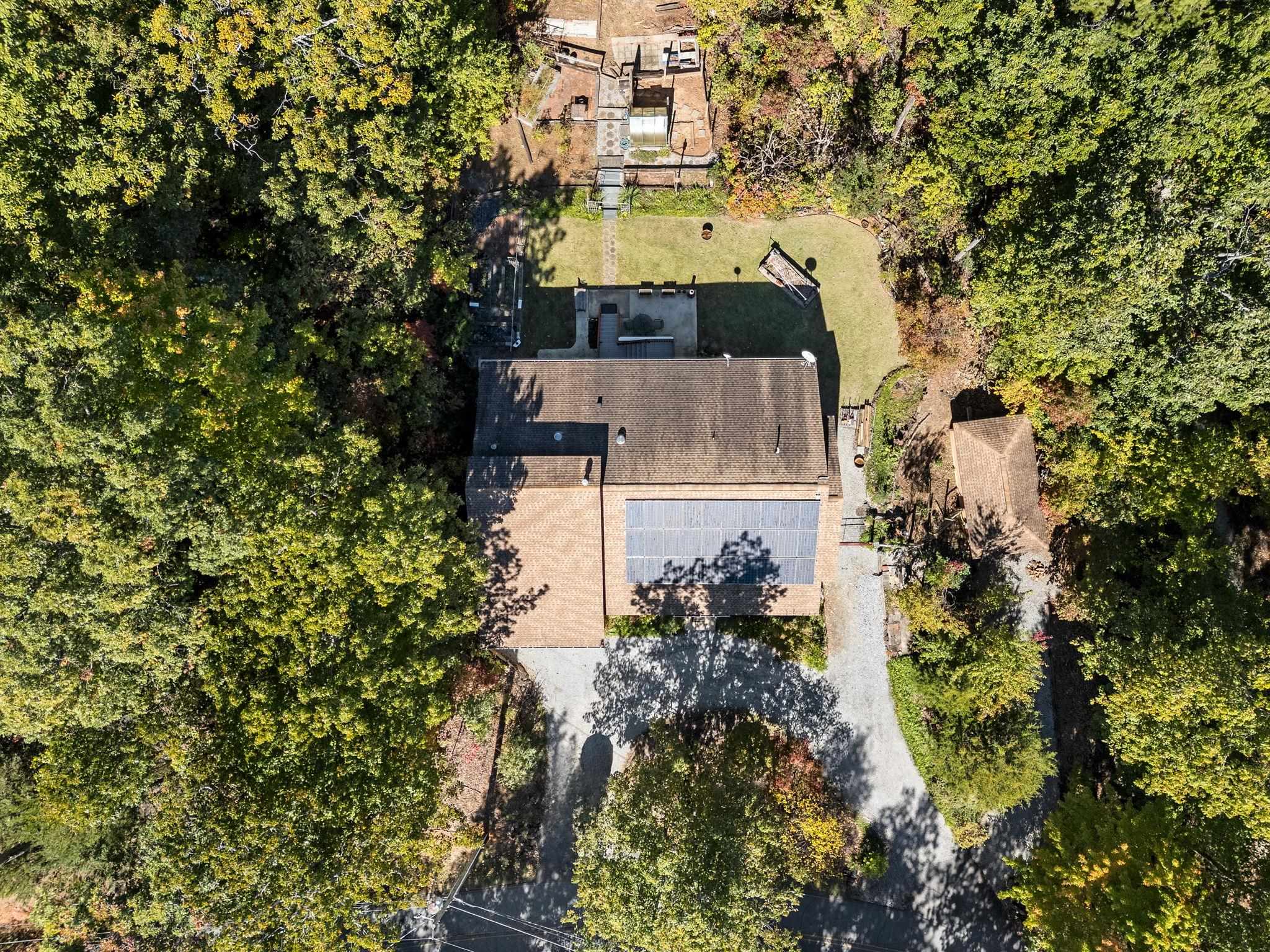 160 Caledonia Road Landrum, SC 29356 - Photo 38 of 49 Overhead drone view