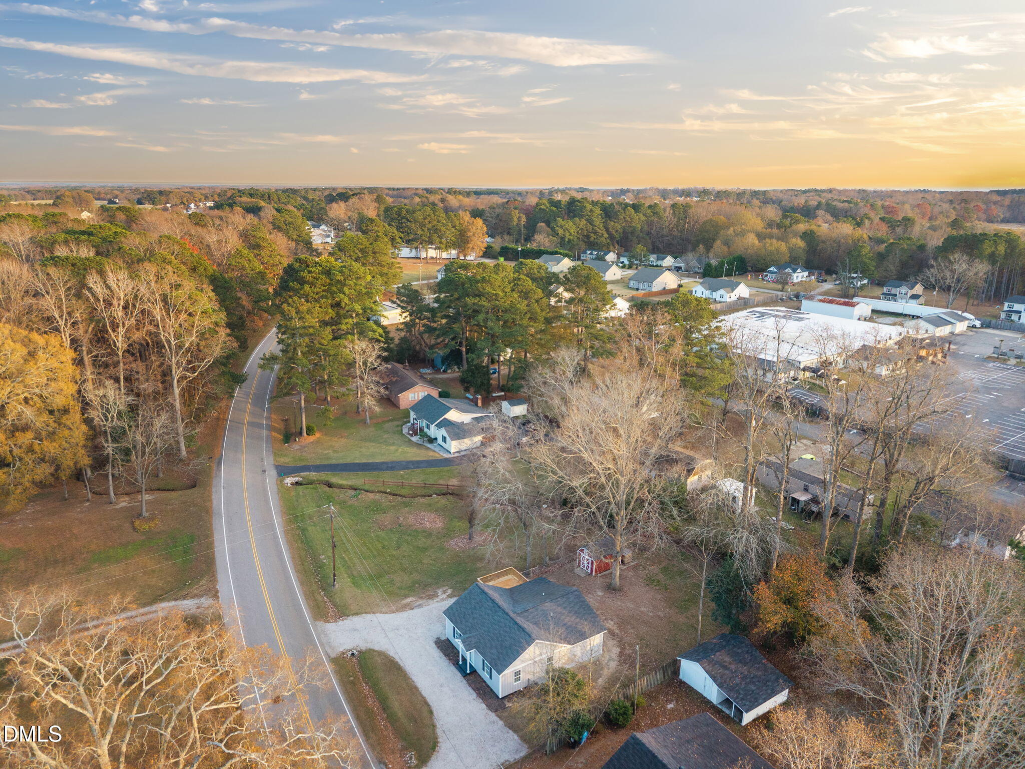 5869 Deans Street Bailey, NC 27807 - Photo 57 of 62 a view of a lake in middle of the town