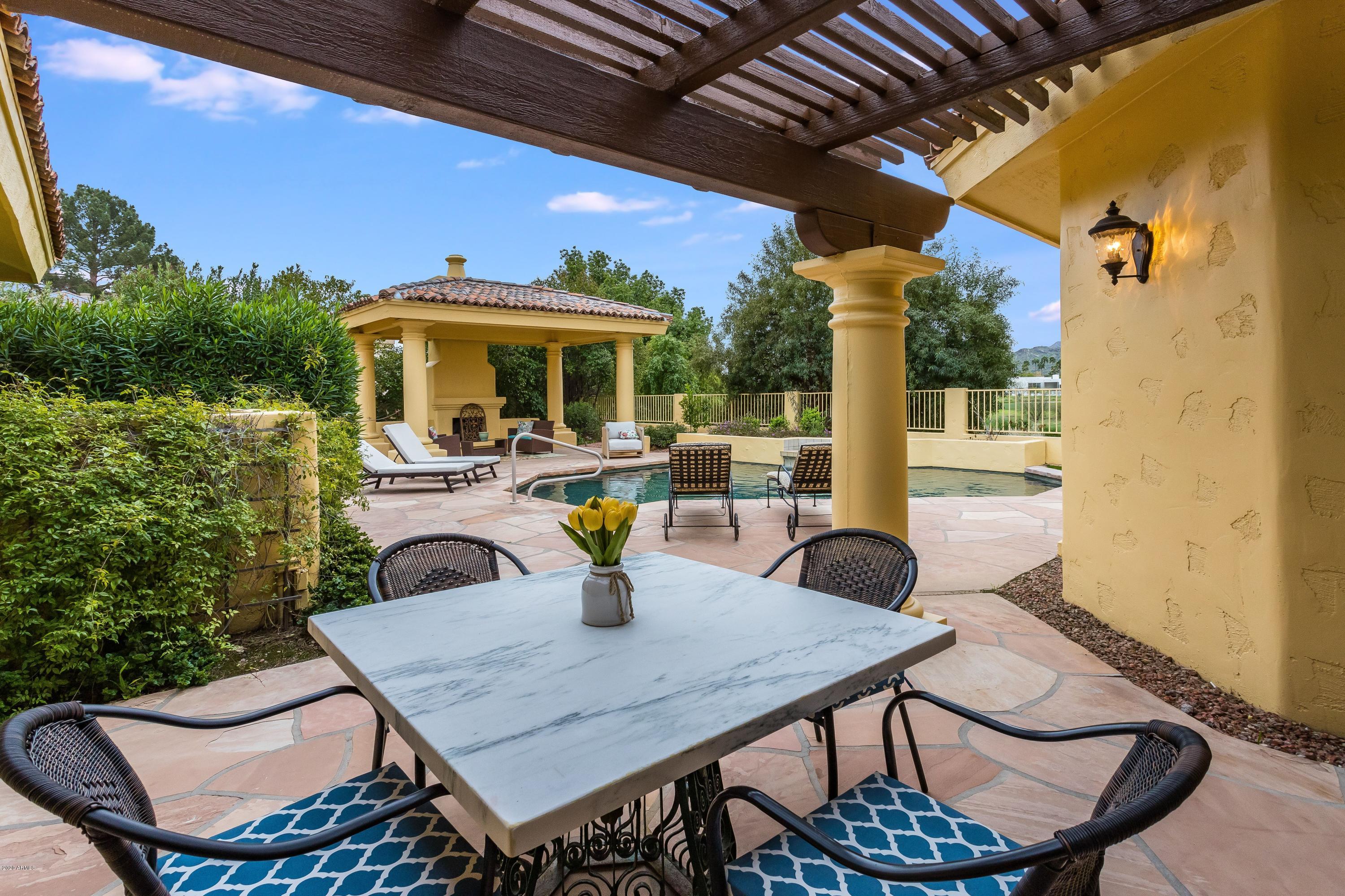 6231 East Horseshoe Road Paradise Valley, AZ 85253 - Photo 15 of 23 Side patio